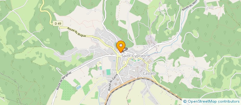 localisation de l'entreprise MONSIEUR RUFUS WILSON  SAINT-CYPRIEN