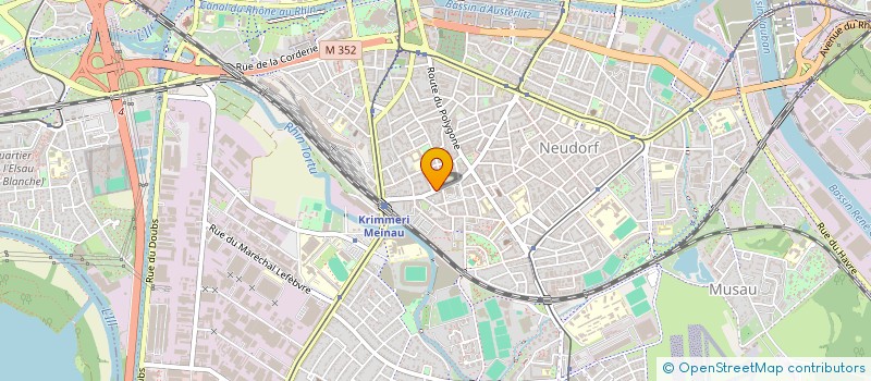 localisation de l'entreprise MONSIEUR RUGGERO ZANDONELLA CALLEGHER à STRASBOURG