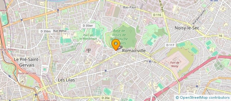 localisation de l'entreprise MONSIEUR RUGGIERO CAFAGNA à ROMAINVILLE