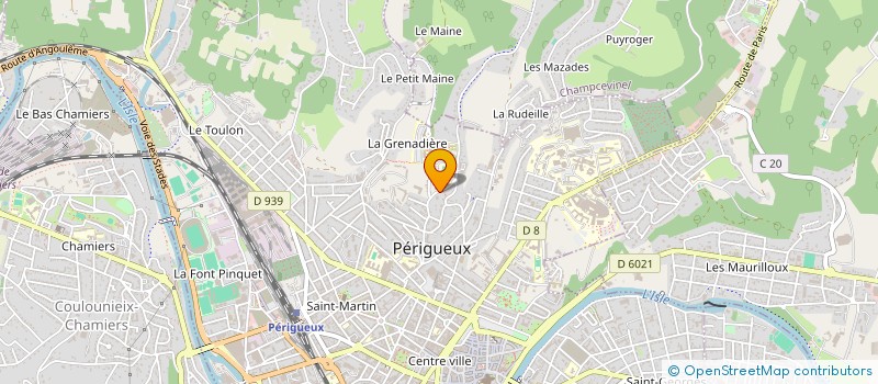 localisation de l'entreprise MONSIEUR RUHOLLAH ABASSI  PERIGUEUX