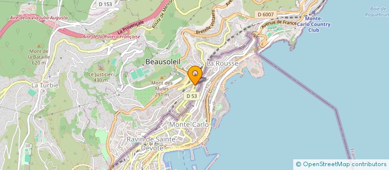 localisation de l'entreprise MONSIEUR RUI ABREU RIBEIRO à BEAUSOLEIL