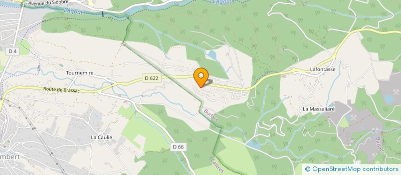 localisation de l'entreprise MONSIEUR RUI AFONSO  BURLATS