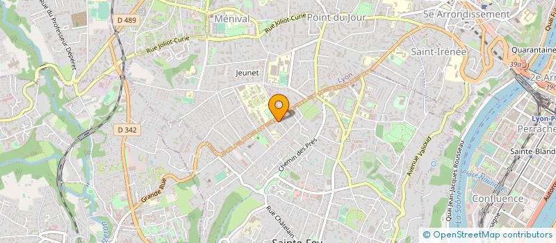 localisation de l'entreprise MONSIEUR RUI ALMEIDA  SAINTE-FOY-LES-LYON