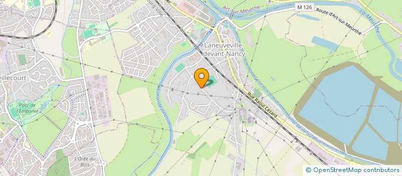 localisation de l'entreprise MONSIEUR RUI-ANDRE CARDOSO CRUZ  LANEUVEVILLE-DEVANT-NANCY