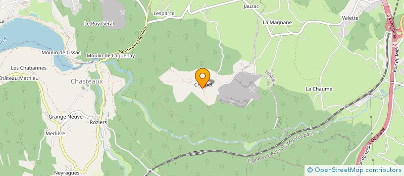 localisation de l'entreprise MONSIEUR RUI ARAUJO GONCALVES  SAINT-CERNIN-DE-LARCHE