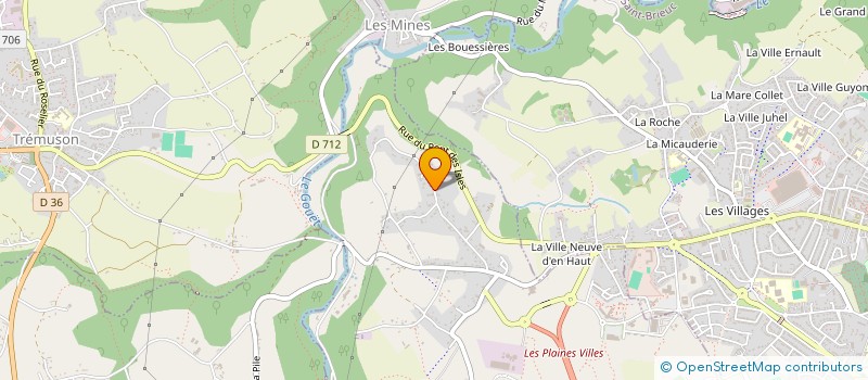localisation de l'entreprise MONSIEUR RUI BARROS LOPES à PLOUFRAGAN