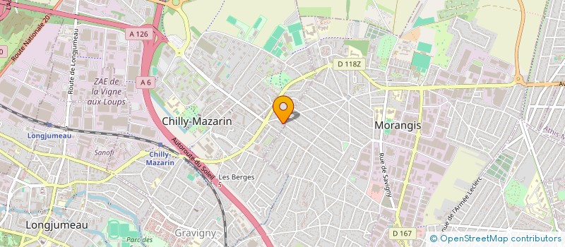 localisation de l'entreprise MONSIEUR RUI BELO DA PAIXAO  CHILLY-MAZARIN