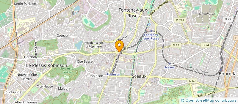 localisation de l'entreprise MONSIEUR RUI BENJAMIM ALVES à FONTENAY-AUX-ROSES