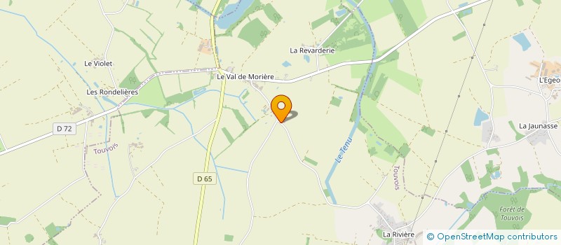 localisation de l'entreprise MONSIEUR RUI CARVALHO DOS SANTOS  TOUVOIS