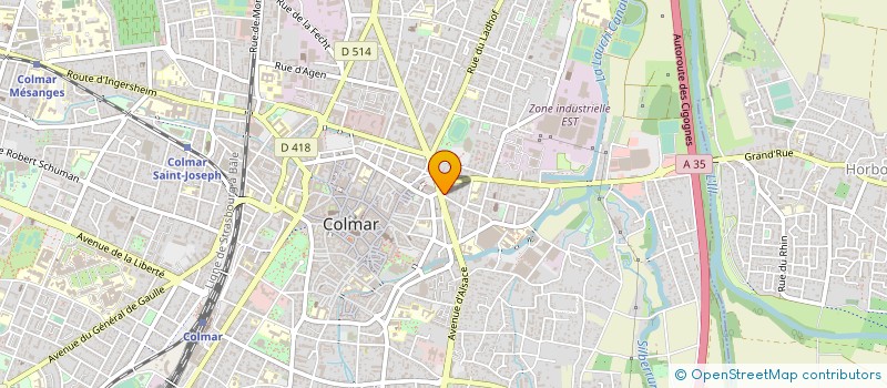 localisation de l'entreprise MONSIEUR RUI DA MOTA SOARES  COLMAR
