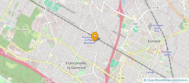 localisation de l'entreprise MONSIEUR RUI DA SILVA CARDOSO  FRANCONVILLE