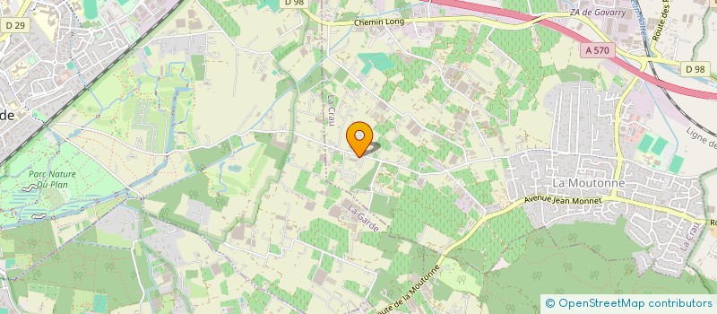 localisation de l'entreprise MONSIEUR RUI DA SILVA MOREIRA  LA CRAU