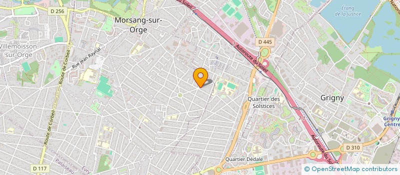 localisation de l'entreprise MONSIEUR RUI DAS NEVES  BRUNOY