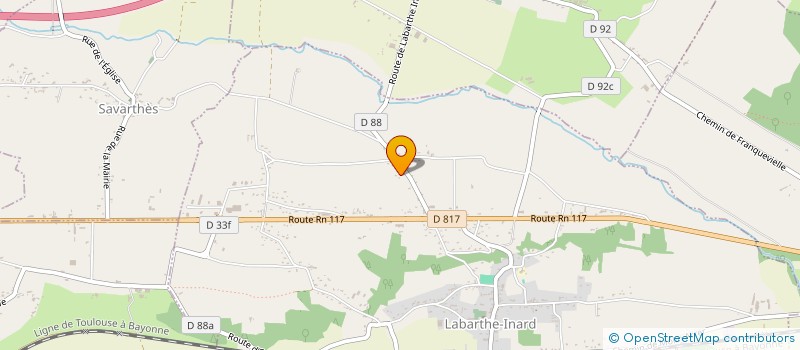 localisation de l'entreprise MONSIEUR RUI DE SOUSA ALMEIDA  LABARTHE-INARD