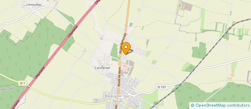 localisation de l'entreprise MONSIEUR RUI FAJARDO VIEIRA  BEAUVOIR-SUR-NIORT