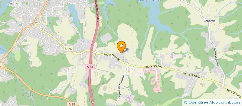 localisation de l'entreprise MONSIEUR RUI FERREIRA  SAINT-MARTIN-DE-SEIGNANX