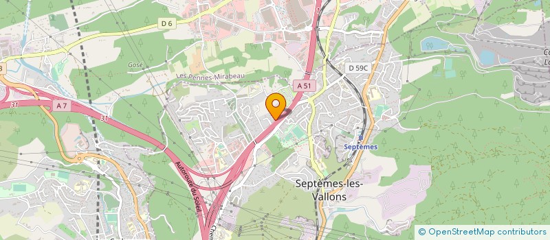 localisation de l'entreprise MONSIEUR RUI FILIPE DA SILVA FERREIRA à SEPTEMES-LES-VALLONS