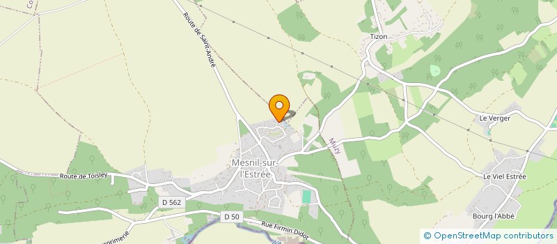 localisation de l'entreprise MONSIEUR RUI GARCIA  MESNIL-SUR-L'ESTREE