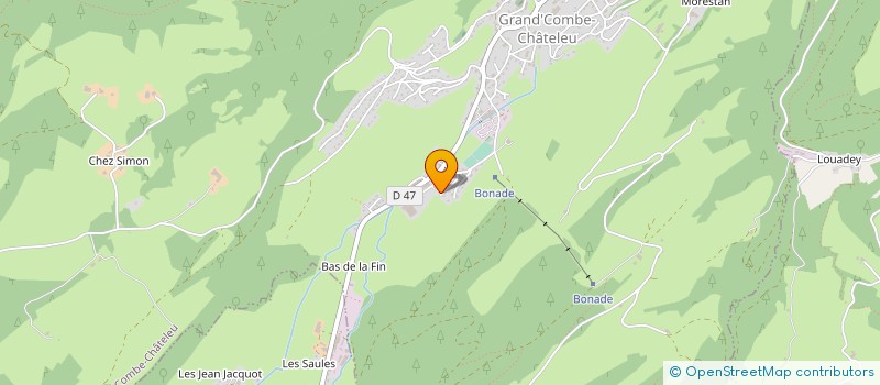 localisation de l'entreprise MONSIEUR RUI GONCALVES FONTOURA  GRAND'COMBE CHATELEU