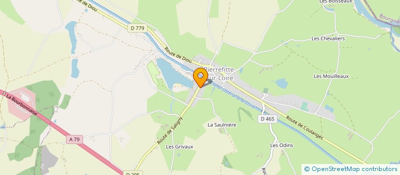 localisation de l'entreprise MONSIEUR RUI JOSE PEREIRA à PIERREFITTE-SUR-LOIRE