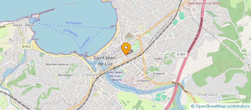 localisation de l'entreprise MONSIEUR RUI LAMEIRAS ALVES à SAINT-JEAN-DE-LUZ