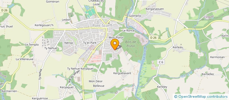 localisation de l'entreprise MONSIEUR RUI LIMA  PONT-SCORFF