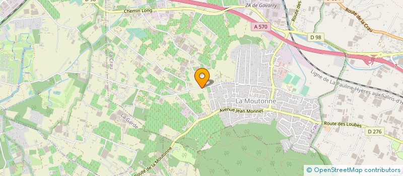 localisation de l'entreprise MONSIEUR RUI LOPES AMORIM à LA CRAU
