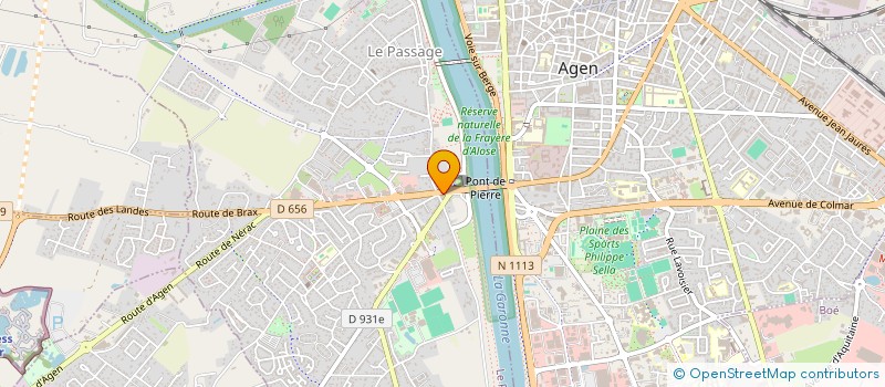 localisation de l'entreprise MONSIEUR RUI MANUEL MAGALHAES RIBEIRO  LE PASSAGE