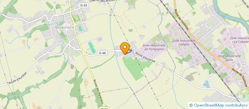 localisation de l'entreprise MONSIEUR RUI MARQUES VIEIRA  MIREMONT