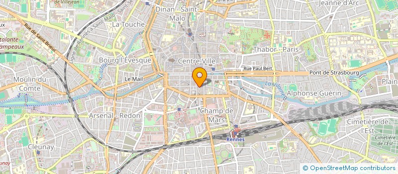 localisation de l'entreprise MONSIEUR RUI MARTINS  RENNES