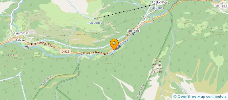 localisation de l'entreprise MONSIEUR RUI MARTINS DOS SANTOS  ARAGNOUET