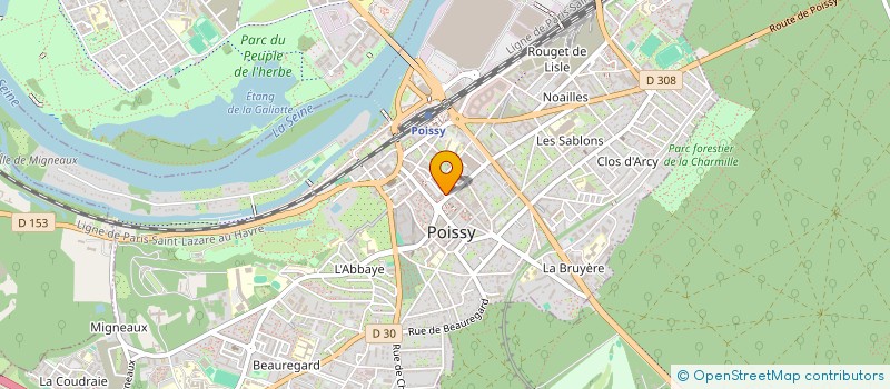 localisation de l'entreprise MONSIEUR RUI MENDES  POISSY