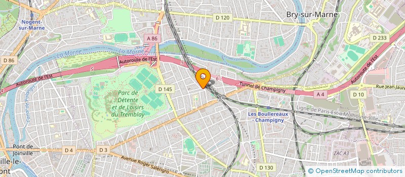 localisation de l'entreprise MONSIEUR RUI MIGUEL DE JESUS MOREIRA à CHAMPIGNY-SUR-MARNE