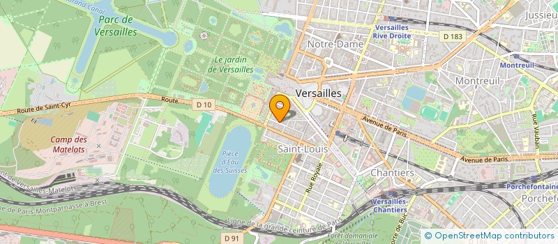 localisation de l'entreprise MONSIEUR RUI MIGUEL MARTINS FERREIRA  VERSAILLES
