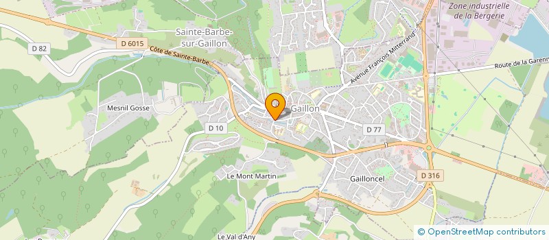 localisation de l'entreprise MONSIEUR RUI MIGUEL PEREIRA SALVADO  GAILLON