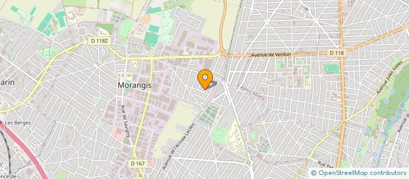 localisation de l'entreprise MONSIEUR RUI MOEDAS DIAS  MORANGIS