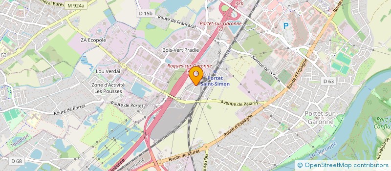 localisation de l'entreprise MONSIEUR RUI OLIVEIRA DOS SANTOS  PORTET-SUR-GARONNE