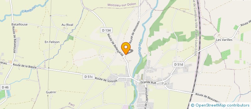 localisation de l'entreprise MONSIEUR RUI PEDRO CARVALHO MAURICIO  PACT