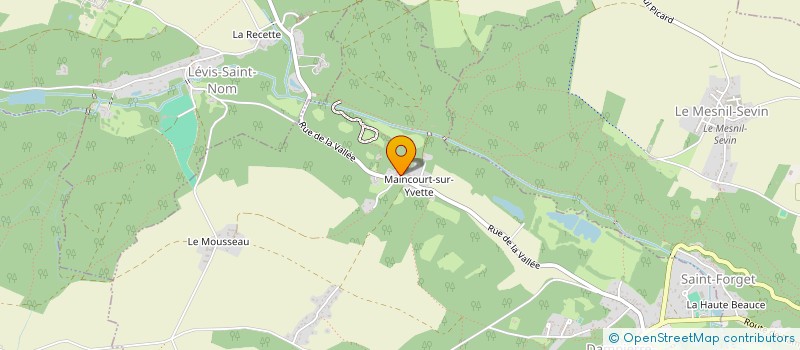 localisation de l'entreprise MONSIEUR RUI PIRES FERNANDES  DAMPIERRE-EN-YVELINES