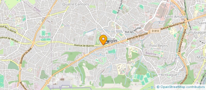 localisation de l'entreprise MONSIEUR RUI RIBEIRO  ANGLET