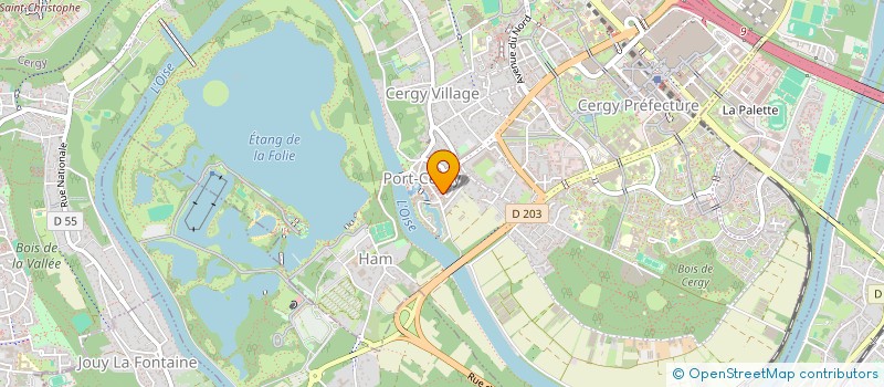 localisation de l'entreprise MONSIEUR RUI ROCHA  CERGY