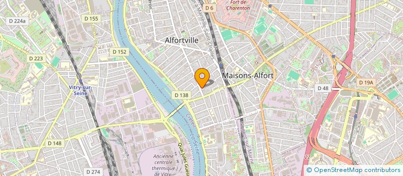 localisation de l'entreprise MONSIEUR RUI RODRIGUES à ALFORTVILLE