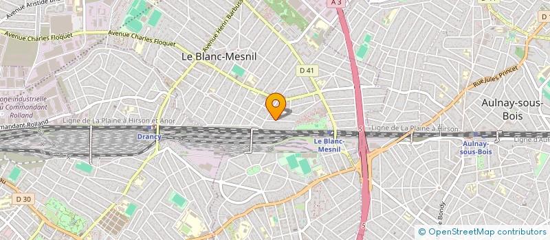localisation de l'entreprise MONSIEUR RUI SILVA à LE BLANC-MESNIL