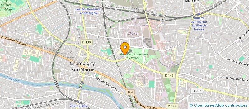 localisation de l'entreprise MONSIEUR RUI SIMOES à CHAMPIGNY-SUR-MARNE