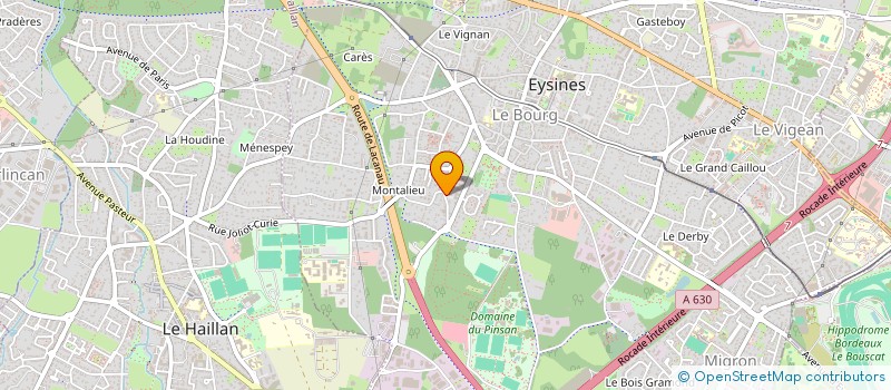 localisation de l'entreprise MONSIEUR RUI SOARES DA SILVA  EYSINES