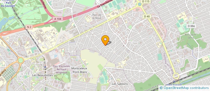 localisation de l'entreprise MONSIEUR RUI TEIXEIRA à VILLEPINTE