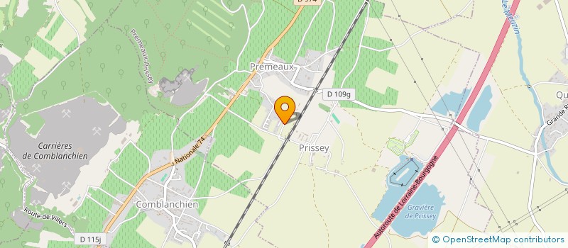 localisation de l'entreprise MONSIEUR RUI TOMAS  PREMEAUX-PRISSEY