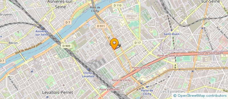 localisation de l'entreprise MONSIEUR RUI WU à CLICHY