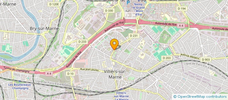 localisation de l'entreprise MONSIEUR RUIJIE HUANG  VILLIERS-SUR-MARNE