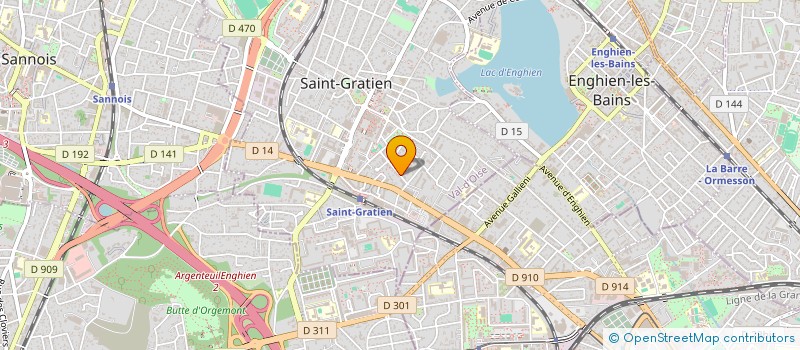 localisation de l'entreprise MONSIEUR RUILONG YE  SAINT-GRATIEN